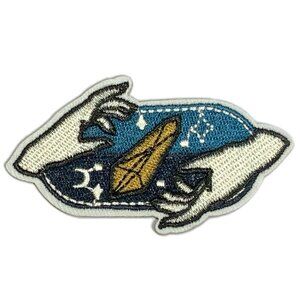 Hands Crystal Embroidered Iron On Patch Celestial